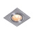Matt chrome modern practical recessed spot GU10