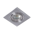 Matt chrome modern practical recessed spot GU10