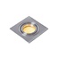 Matt chrome modern practical recessed spot GU10