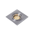 Matt chrome modern practical recessed spot GU10