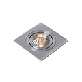Matt chrome modern practical recessed spot GU10