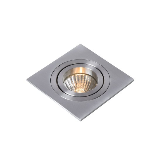 Matt chrome modern practical recessed spot GU10