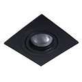 Practical black modern recessed spot GU10