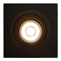 Practical black modern recessed spot GU10