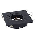 Practical black modern recessed spot GU10