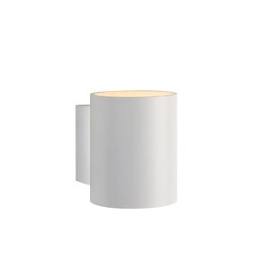 Uniek modern witte design wandlamp 8 cm G9