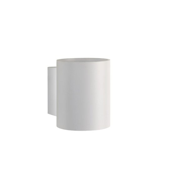Uniek modern witte design wandlamp 8 cm G9