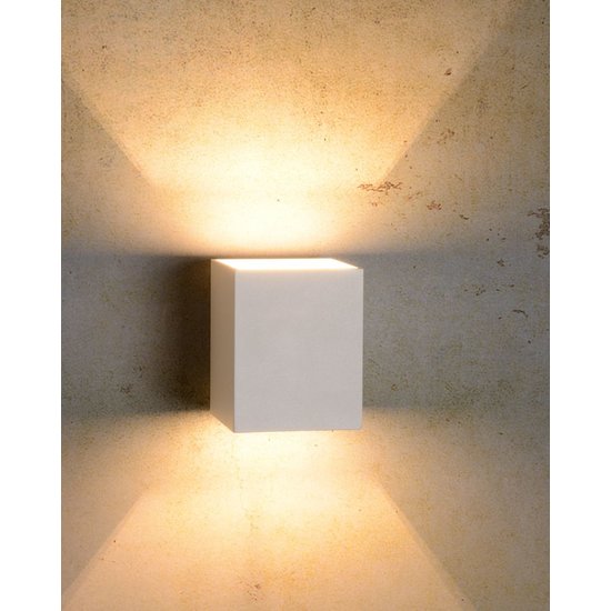Unique white modern design wall lamp G9