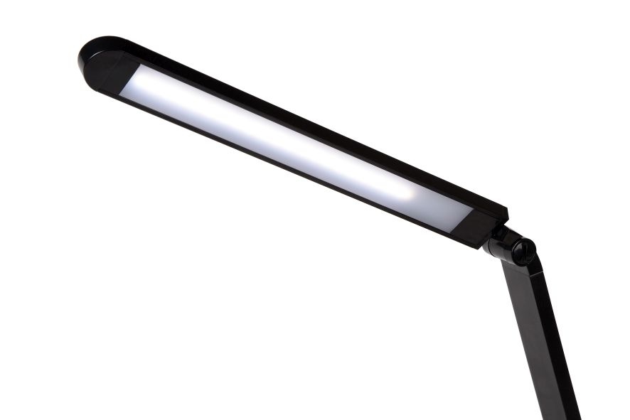Lampadaire bureau LED Jolinda capteur, dim, noir