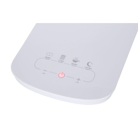 Lámpara de escritorio futurista y multifuncional blanca LED DIM 8W 2700K/6000K