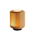 Anmutige moderne Tischlampe in mattem Gold/Messing 10,6 cm LED 5W 3000K