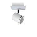 Strak draaibare plafondspot LED DIM GU10 5W 3000K wit