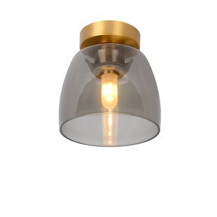 Matt gold/brass with glass bathroom ceiling lamp G9 IP44