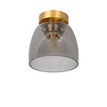 Mattgold/Messing mit Glas-Badezimmer-Deckenleuchte G9 IP44