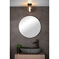 Mattschwarz mit Glas-Badezimmer-Deckenleuchte G9 IP44