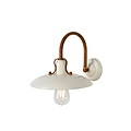 Klassiek beige wandlamp 24 cm E27