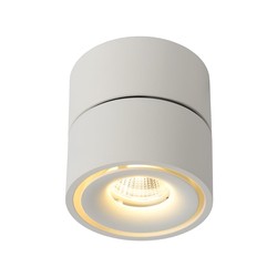 Spot de plafond blanc moderne et maniable 7,8 cm LED DIM 10W 2700K