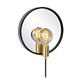 Beautifully reflective black mirror lamp E27