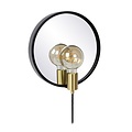 Beautifully reflective black mirror lamp E27