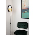 Beautifully reflective black mirror lamp E27