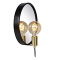 Beautifully reflective black mirror lamp E27