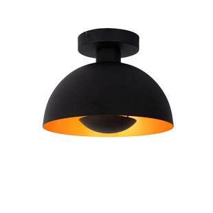 Black ceiling lamp with a touch of retro and a touch of modern 25 cm E27