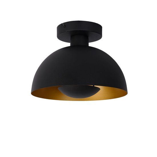 Black ceiling lamp with a touch of retro and a touch of modern 25 cm E27