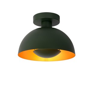 Groene plafondlamp met een tikkeltje retro en een vleugje modern 25 cm E27