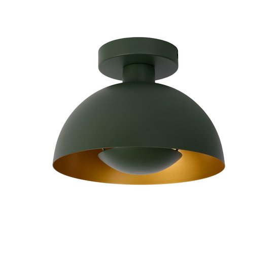 Groene plafondlamp met een tikkeltje retro en een vleugje modern 25 cm E27