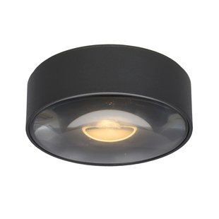 Design circular ceiling lamp 10 cm 6W 3000K IP65 black