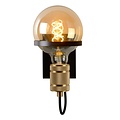 Stijlvol zwarte eenvoudig klassieke wandlamp 17,7 cm E27