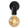 Applique simple E27 noir