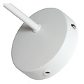 Simple white wall lamp E27