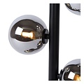 Schwarze Retro-Tischlampe, edle 2-Kugel-G9-Leuchte