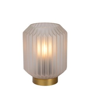 Lámpara de mesa blanca nostálgica y estilosa 13 cm E14