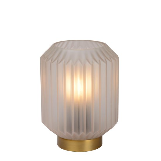 Nostalgic and stylish white table lamp 13 cm E14