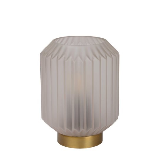 Lampe de table blanche nostalgique et élégante 13 cm E14