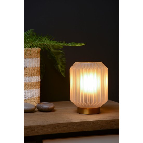 Nostalgic and stylish white table lamp 13 cm E14