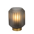 Matt gray nostalgic and stylish table lamp 13 cm E14