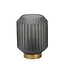 Matt gray nostalgic and stylish table lamp 13 cm E14