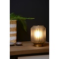 Matt gray nostalgic and stylish table lamp 13 cm E14
