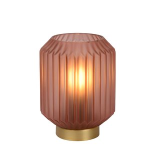 Pink nostalgic and stylish table lamp 13 cm E14