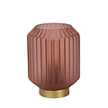 Lampe à poser rose nostalgique et stylée 13 cm E14