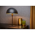 Lampe à poser noire avec une touche de rétro et une touche de moderne 25 cm E14