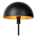 Lampe à poser noire avec une touche de rétro et une touche de moderne 25 cm E14