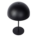 Lampe à poser noire avec une touche de rétro et une touche de moderne 25 cm E14