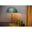 Green table lamp with a touch of retro and a touch of modernity 25 cm E14