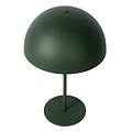 Groene tafellamp met een tikkeltje retro en een vleugje modern 25 cm E14