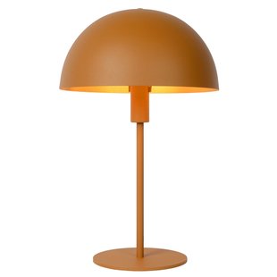 Ocher yellow table lamp with a touch of retro and a touch of modern 25 cm E14