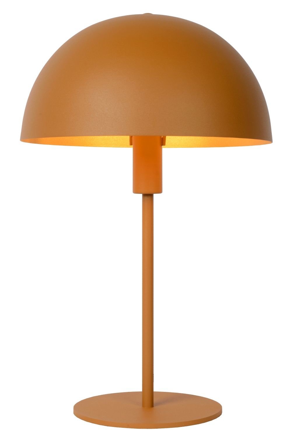 Conjugeren Per tarwe Okergele tafellamp met een tikkeltje retro en een vleugje modern 25 cm E14  | My Planet LED
